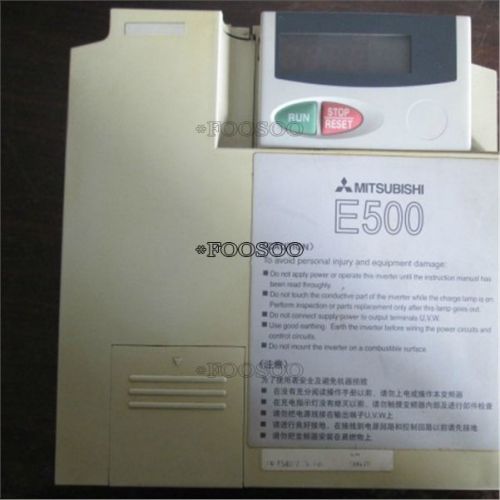 380v 1pc used 3.7kw tested mitsubishi inverter fr-e540-3.7k-cht for sale