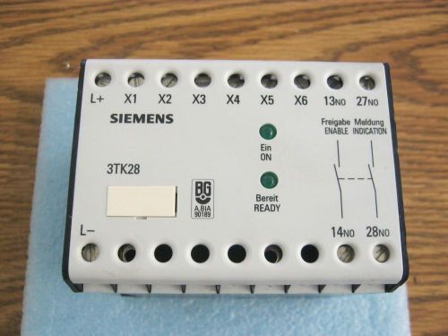 Siemens Safety 3TK28 Safety Contactor.  Model: 3TK2801-0DB4.  24V DC &lt;