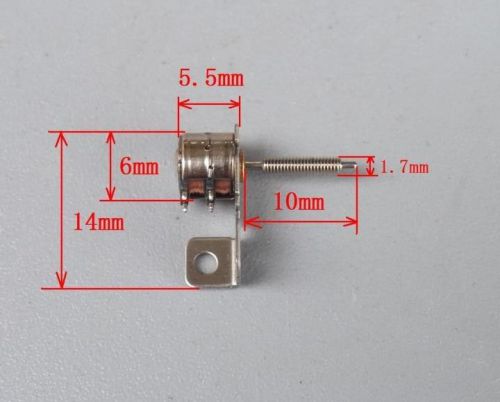 10pcs 6MM 2-phase 4-wire Miniature Step Stepper Stepping motor with screw