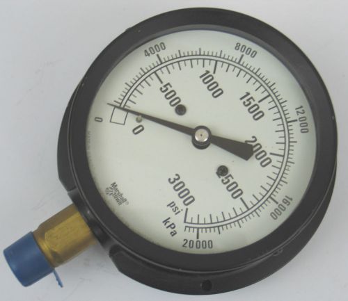 Marshalltown 90748 pressure guage 0-3000 psi 20000 kpa nos usa for sale
