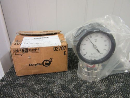 Weksler royal meter gauge gage dial pressure indicator 0-100 psig 5 1/4&#034; new for sale