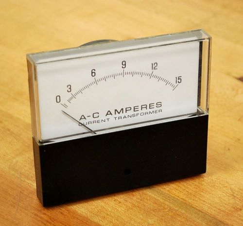 251340LSND 0-15 AC Amperes Panel Meter