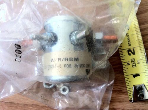 W-R/RBM 70-120224-5 Coil 36 VDC Cont. Solenoid New In Bag