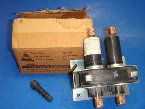 New durakool mercury disp contactor, 120v, 35a, 600vac, resistive, new in box for sale
