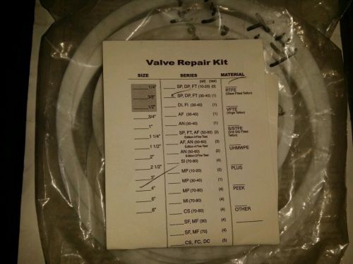 SPM SPRTL1--1 4&#034; Ball Valve Repair kit RTFE Material