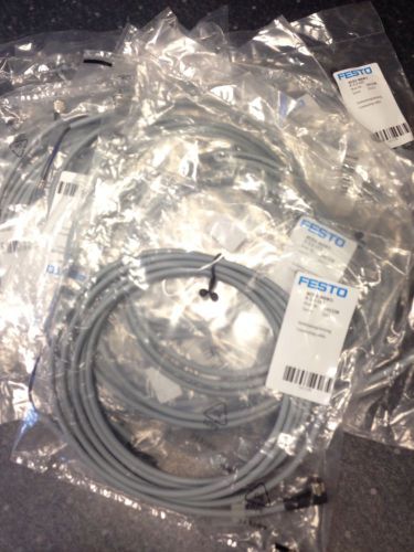 FESTO LOT Cables 541338 NEBU-M8W3-K-2.5-LE3 Photo Sensor 15pcs Automation Cords