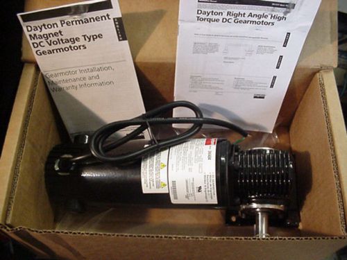 New dayton 3xa84 90 vdc electric dc gearmotor motor 1/4hp 180rpm max for sale