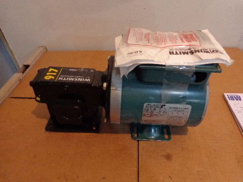 New Reliance Electric 1/2 HP motor with Winsmith Gear Reducer