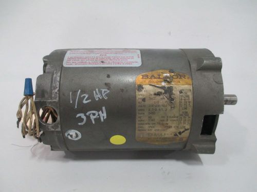 Baldor ac 1/2hp 208-230/460v-ac 3450rpm 56cz 3ph electric motor d264488 for sale