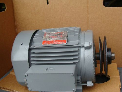 General Electric Tri/Clad 5hp Induction Motor 3 ph, rpm 1745,  Baldor, Reliance