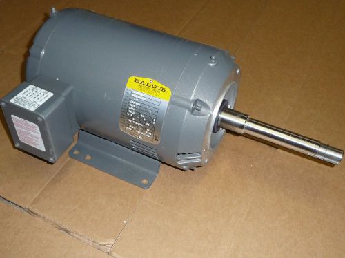 Baldor 7-1/2 hp ac pump motor jpm3219t, 7.5 hp 3450 rpm, 230/460vac 3ph, 184jp for sale