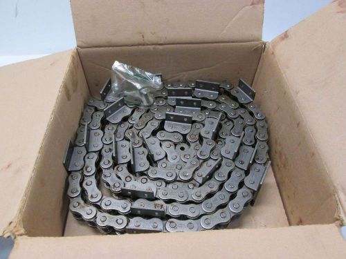 New tsubaki rs80 riveted 1in pitch 10ft single strand roller chain d402219 for sale