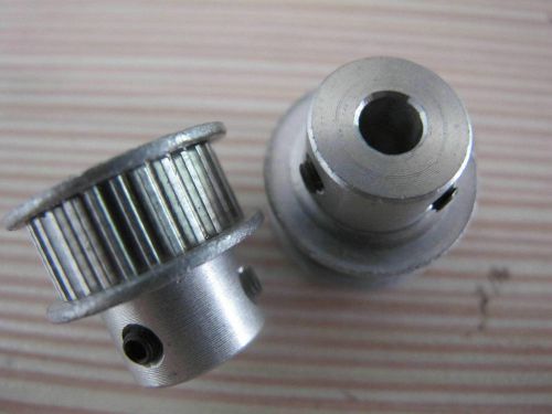 2x s2m-28 tooth aluminum timing pulleys for 3d reprap prusa mendel cnc robotics for sale