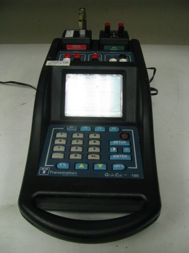 Transmation quikcal 190 multifunction pressure calibrator 2500 psig module dk12 for sale