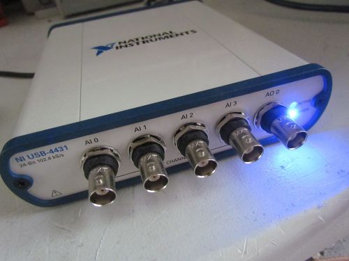 National Instruments USB-4431 24-BIT ANALOG I/O, 102.4 kS/s, ±10 V