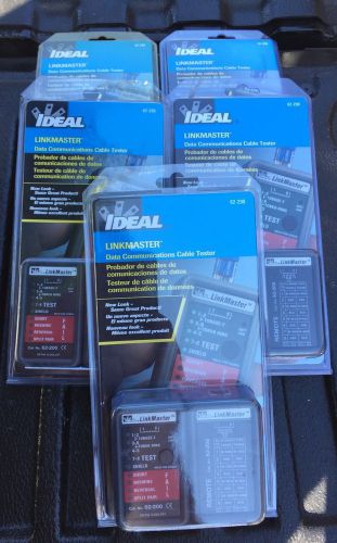 (5) Total Ideal Linkmaster 62-200 Data, Network Cable Tester- Brand new