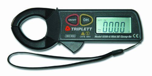 Triplett 9200-a mini ac clamp-on meter, autoranging, 0 to 300 amps ac new for sale