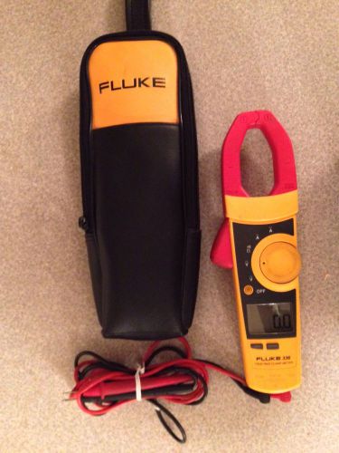 Fluke 336 True RMS 600V Clamp Meter With Leads and Case