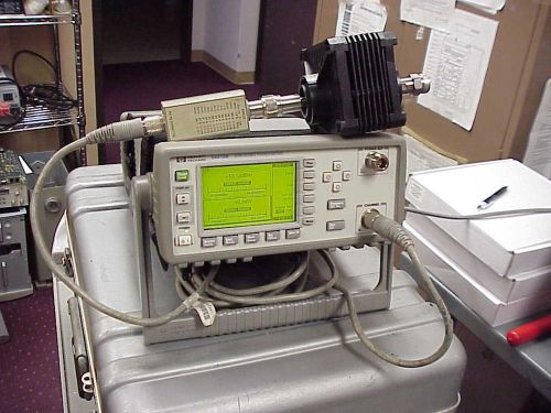 AGILENT E4418B POWER METER WITH HP8482B SENSOR AND CABLE