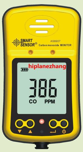 Handheld Carbon Monoxide CO Detector Monitor 0-1000PPM Alarm Li-battery AS8907