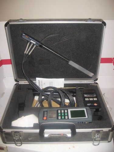 TESTO 325-M Flue Gas Combustion Analyser Kit with case &amp; Wireless Printer