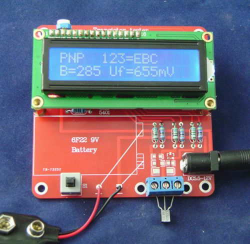 M168 DIY Kit Capacitance ESR Inductance Resistor LC Meter Tester NPN PNP Mosfet