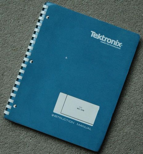 Tektronix 5110 Oscilloscope D10 Mode 718W Original Service Manual, Paper Manual