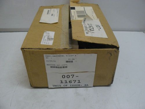New sigma instruments 1151 panel meter indicator 5 1/2&#034; 007-11671 for sale