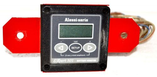 ALESSI-SERIE E-XPERT 501 BATTERY MONITOR WITH DIGITAL DISPLAY OLD STOCK