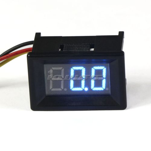 0.36&#039;&#039;digital 3 bit voltage meter dc 0-100v voltmeter blue led display for sale