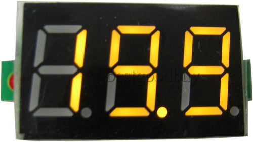 3.50-30V led digital voltmeter DC yellow volt panel meter voltage tester 0.36&#034;