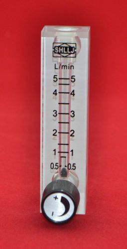 Lzq-6 flowmeter (0.5-5lpm flow meter) with control valve for oxygen /air/gas for sale