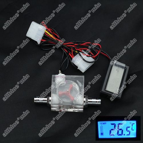 Flow Scout Meter And Digital Thermometer For Water Liquid Cooler System CPU cool