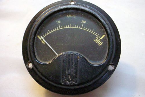 Vintage 300 Amps Analog Panel Meter