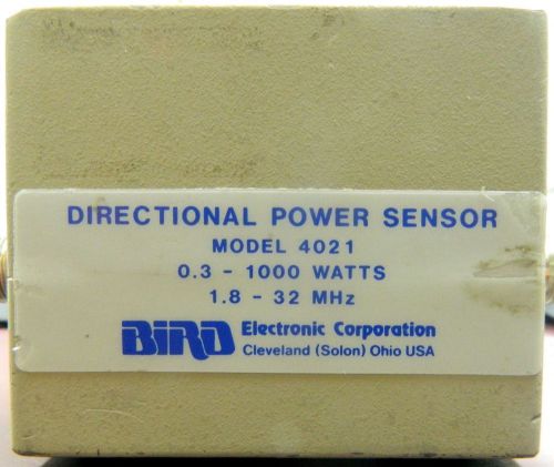 **bird electronics 4021 directional power sensor, 0.3 - 1000 watts, 1.8 - 32 mhz for sale