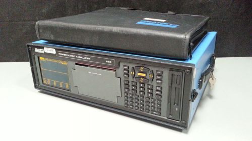 Dranetz 658 power quality analyzer, 100 watt with probe and cable kit for sale