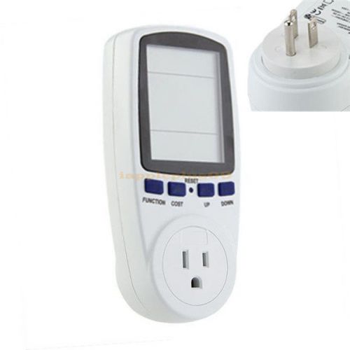 Us plug in watt voltage amps energy saving meter power monitor saving analyzer for sale