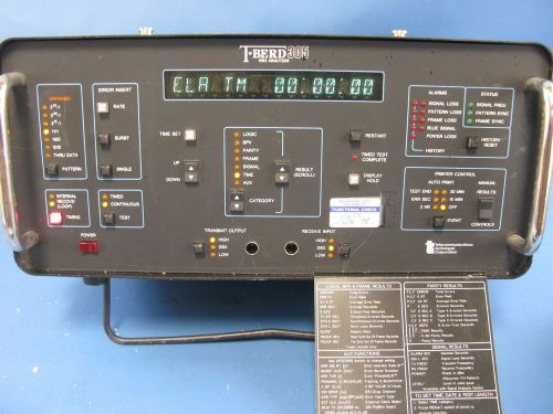 Acterna TTC T-Berd 305 T-Berd DS3 Analyzer T1 Channel Monitor +Manual +Options