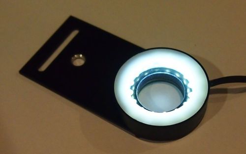 White LED Ring Light Illuminator MSI20/40D-WH with holder