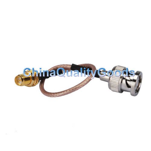 Rp-sma female to bnc male straight pigtail cable rg316 15cm for sale
