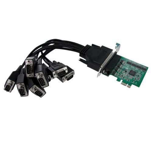 StarTech.com PEX8S952 8 Port Native PCI Express RS232 Serial Adapter Card with