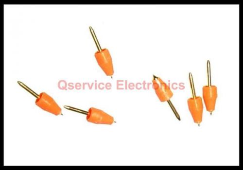 12 PCS HP-Agilent E2640A / 01156-27616 130 Ohms resistive signal Tips ( Orange )