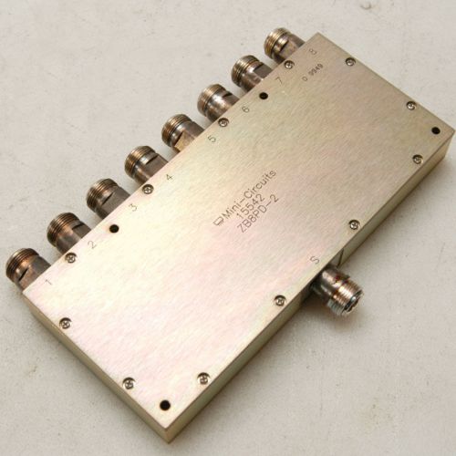 Mini-circuits zb8pd-2 coaxial power splitter combiner 1000-2000 mhz for sale