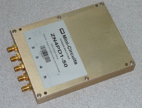 Mini Circuits RF Power Splitter ZN4PD1-50  4  way
