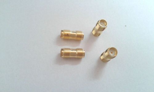 6 PCS Gold Plated SMA female to SMA female jack in series RF coaxial adapter