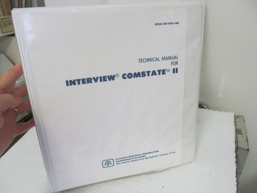 Atlantic Research Interview Comstate II Technical Manual