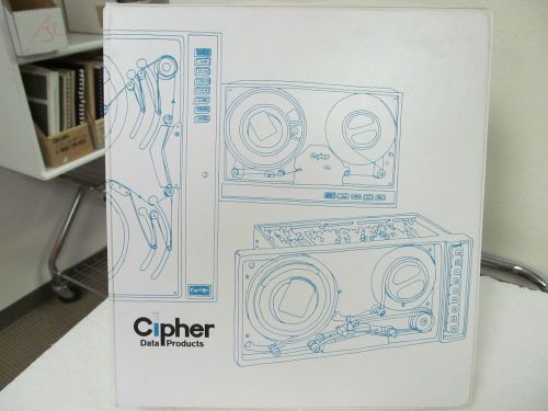 Cipher 100X Magnetic Tape Recorder Operation/Maintenance Instructions w/schem