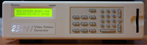 Chroma 23291, video pattern generator for sale