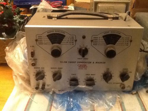 Vintage EICO TV FM sweep generator and marker model 368