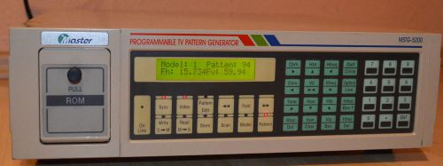 Master MSTG-5200 programmable color TV pattern generator